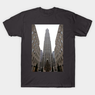 Rockefeller Plaza Christmas Tree T-Shirt